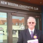 March 2012 I couldn't resist the temptation to get a photo outside the Beeston Conservative Office!