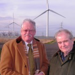 January 2013 with Mr Bowler at the Bicker Fen Wind Farm