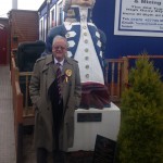 March 2014 - Campaigning with Lord Nelson at the River Café, Blyth, Northumberland