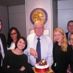 December 2012 - Cutting the Helmer office Christmas Cake