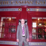 November 2013 - At the Canon’s Gait pub in the Royal Mile.