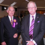 June 2013 - With Chris Watkin at a UKIP public meeting in Cuddington, Northwich, Cheshire