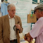 July 2013 - At the CLA Game Fair, with Rob Lowe, Chairman of the Union of Country Sports Workers.