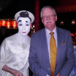 May 2013 - MeWith a clown at the Circus Arlette Gruss in Colmar last night (One for Ken Clarke)