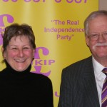 January 2014 - Cowdenbeath by-election, Scotland, with UKIP candidate Denise Baykal.