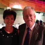 February 2014 - With Diane James of Eastleigh, at our Conference Gala Dinner.