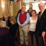 December 2013 - At the Derbyshire Christmas Event with Regional Chairman, Alan Graves and member Tilly Ward