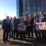 March 2014 - At our Euro Campaign Launch in Corby
