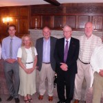 August 2012 At the Falcon Hotel in Uppingham.