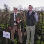 April 2012 Beside my fence, "Helmer's High Jump" at the Fernie Team Chase