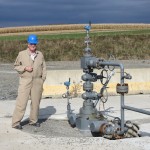 November 2013 - With a Shale Gas Well Head in Mansfield, PA