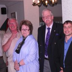August 2013 - Arriving to speak at the Gedling Branch Meeting, with Chairman Lee Waters
