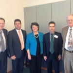 March 2013 - With the Gibraltar Chief Minister Fabian Picardo and Deputy Chief Minister Joseph Garcia.