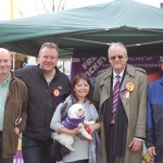 March 2014 - Blyth, Northumberland. L to R: Graham Young, Barry Elliot, Mrs. Young; RFH; Gordon Parkin