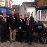 April 2014 - Campaigning with Mike Beecham in Horncastle (and supporting a cancer charity).