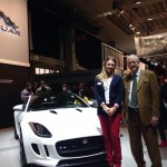 January 2014 - At the Belgian Motor Show: launch of the Jaguar F-Type Coupé. Fantastic motor.