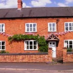May 2012 Jubilee: The house boldly bedecked with bunting