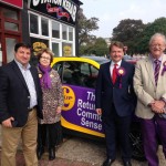 Roger with Margot Parker MEP in Clacton