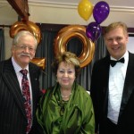 November 2013 - With fellow UKIP Euro Candidates, Margot Parker & Jonathan Bullock at a Market Harborough Dinner