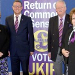 April 2014 - With Margot Parker, supporting our excellent 2015 Candidates in Northampton