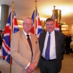 May 2012 Jubilee event in Brussels. Roger with David Campbell-Bannerman MEP