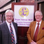 February 2013 UKIP Chairman Steve Crowther visits our Harborough Office