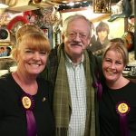 Roger campaigning in Stoke