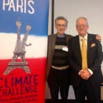 Roger at the Paris Climate Challenge with Piers Corbyn