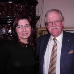 April 2012 Vaasa, Finland. With Slovenian MEP Romana Jordan