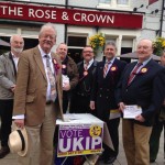 April 2014 - With fellow candidates Nigel Wickens & Barry Mahoney in Rushden