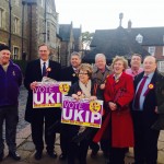 February 2014 - At our Euro Campaign Launch in Oakham