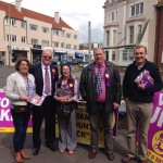 April 2014 - Campaigning with our UKIP team in Seaford, Sussex.