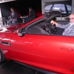 June 2013 - Checking out the Jaguar F-Type at the Elvington Track Day