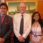 June 2013 - Meeting with H.E. Dato' Zainuddin Yahya, Ambassador of Malaysia and Dr. Kalanithi Nesadurai , of the Malaysian Palm Oil Board (MPOB).