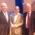 February 2014 - The launch of Article 50 Party in The Hague. With Paul Nuttall MEP and Daniel Van Der Stoep MEP