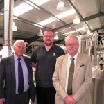 May 2012 Thornbridge Brewery. with Derek Clark MEP and brewer Matthew Clark (no relation)
